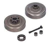 Riuulity Cuscinetto Tamburo Frizione e Set Pignone 7-325 per Motosega MS250, Materiale in Ferro Resistente e Durevole, Perfettamente Compatibile, Ideale per la Manutenzione del Giardino Fai da Te