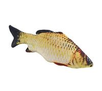Riuulity Cuscino Comodo a Forma di Pesce Peluche, Cerniera a Doppia Faccia, Cerniera Invisibile, Perfetta per Decorare la Tua Auto, Divano, Letto, Creativo e Divertente (40 cm)