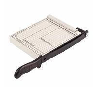 Riuulity Desktop -Paper Cutter nel Frattempo Cleato Cleed A5 Trimmer Robusto per la Biblioteca del College (Acciaio)