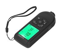 Riuulity Dispositivi di Misurazione del Rivestimento Trasparente Tester di Spessore del Display per la Materia Prima, Progettazione Comoda (BLACK)