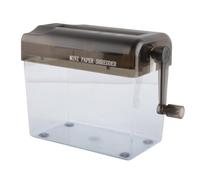 Riuulity Distruggidocumenti Manuale Compatto, Mini Taglierina Manuale Durevole per Fatture, Assegni e Appunti, Uso in Ufficio Domestico (Riuulityiy381l6jnq-230325TW01-3)