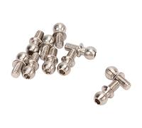 Riuulity Durevole Testa a Sfera dello Sterzo RC Set da 10 Pezzi per Auto ZD Racing 1/10 RC Migliora la flessibilità e le Prestazioni dello Sterzo