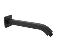 Riuulity Elegante Braccio di Estensione per Soffione Doccia da 10 Pollici, Braccio Doccia in Ottone Montato a Parete, Finitura Cromata Resistente, Perfetto per Lavandini da Bagno, Lavabi, Docce