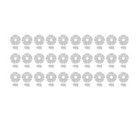 Riuulity Fiori Sostitutivi per Mangiatoia per Colibrì, Plastica con Colori Vivaci Che Si Adattano alla Maggior Parte delle mangiatoie. Design Innovativi Attraenti per Gli Uccelli (White)