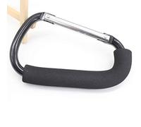 Riuulity Gancio in Lega Portatile Riutilizzabile per la Spesa Al Supermercato, Resistente 16 * 10 Cm per gli Acquirenti di Generi Alimentari (14 * 8 cm)