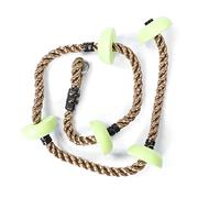 Riuulity Giocattolo a Disco da Arrampicata per Bambini, Materiale Ecologico Resistente con Corda da 1,8 M per L'uso nel Parco Giochi (Green #01)