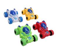 Riuulity Giocattolo Acrobatico per Auto con Funzionamento Flessibile per Ragazzi con Guida Inerziale, Design Antishock e Design delle Ruote per la Festa di Compleanno 4 Colori