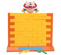 Riuulity Giocattolo da Demolizione da Parete Gioco Educativo Interattivo per Il Legame Genitore-Figlio Plastica Non Tossica 23x19 Cm