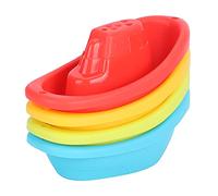 Riuulity Giocattolo per Nave Galleggiante da Bagno, Barca da Bagno Sana in ABS per Bambini, Galleggianti da 4 Pezzi per L'interazione Genitore-figlio (#1)