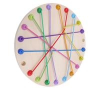 Riuulity Gioco Puzzle con Corda in Legno Divertente Scioglimento del Nodo per Divertimento e Crescita dello Sviluppo per Bambini e Adulti per la Concentrazione e la Stimolazione Mentale Legno di