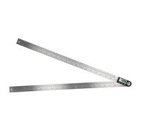 Riuulity Goniometro Digitale, Strumento per la Ricerca Dell'angolo Regolabile, Display Trasparente per la Lavorazione del Legno e L'edilizia in Acciaio Inossidabile (0-500 mm)