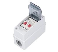Riuulity Interruttore Differenziale Miniaturizzato a 2 Poli con Scatola di Distribuzione Impermeabile Maggiore Sicurezza in Applicazioni da 230 V a 400 V