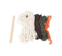 Riuulity Kit macramè Set di Materiali per Tessitura Pacifica per Appassionati di Artigianato, Borsa con Motivo Fai da Te per Donne Adulte, Kit per Lavorare a Maglia per il Relax a Casa