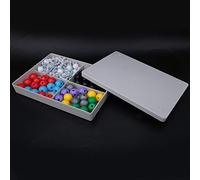 Riuulity Kit Modello Molecolare da 140 Pezzi Modello a Sfera e Bastone Set di Struttura Chimica Organica, Atomi Lucidi con Collegamenti Pesanti, per Uso Educativo