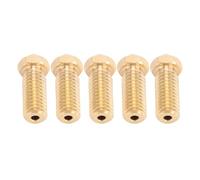 Riuulity Kit Ugelli Estrusore Stampante 3D in Ottone Ad Alta Precisione 5 Pezzi 0,6 Mm per Stampanti 3D QiDi Tech X Plus