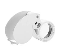 Riuulity Lenti D'ingrandimento per Gioielli 40X con Immagine Luminosa, Semplici da Usare, Perfette per Rilevare L'identificazione, Regalo per i Bambini per Esplorare il Piccolo Mondo, ABS,