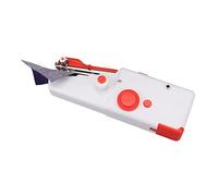 Riuulity Macchina da Cucire Portatile Portatile a Batteria Mini Macchina da Cucire Ergonomica Fai-da-te Rossa Soluzione Perfetta per Piccoli Problemi di Cucito Principianti Materiale Plastico