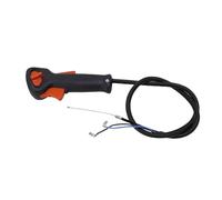 Riuulity Manico di Controllo Dell'acceleratore del Trimmer con Interruttore, Impugnatura Dell'interruttore di Sostituzione, Facile Installazione, Materiale Plastico, Uso a Lungo Termine,