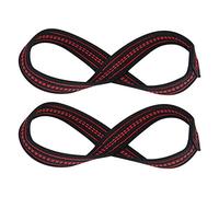 Riuulity Manicotti per Sollevamento Pesi in Nylon Resistente e Spandex Design a Forma di 8 per la Sicurezza delle Mani e Supporto Negli Allenamenti in Palestra Disponibili Nelle Taglie S e M (M)
