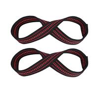 Riuulity Manicotti per Sollevamento Pesi in Nylon Resistente e Spandex Design a Forma di 8 per la Sicurezza delle Mani e Supporto Negli Allenamenti in Palestra Disponibili Nelle Taglie S e M (S)