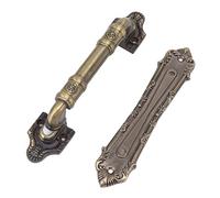 Riuulity Maniglia in Bronzo Maniglia per Porta Scorrevole Dal Design Vintage Squisito per Armadio e Armadio 1 Set