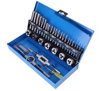 Riuulity Maschio e Filiera Set, M3-M12 Acciaio Legato | Design durevole, Chiave regolabile, Indicazioni chiare sulle dimensioni, Adatto per veicoli e macchinari