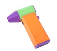 Riuulity Mini Jet Blower da 130000 giri/min. Elegante Spolverino con Regolazione Continua della velocità per la Rimozione della Polvere su Strada Compatto 9,5x14,5 Cm (ORANGE)