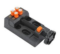 Riuulity Mini Morsa Nera Compatta e Leggera per Piccole Riparazioni Fai da Te Modellisti Che Creano Gioielli in Lega di Alluminio 4,13x2,24x1,38 Pollici