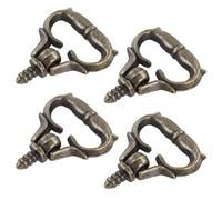 Riuulity Mini Tiranti per Cassetti Antichi, Affidabili, da 20 Pezzi, Facile Installazione per la Realizzazione di Scatole di Legno, Mini Anelli per Cassetti, Ampia Applicazione per Armadi a