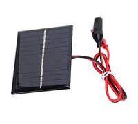 Riuulity Modulo Pannello Solare da 0,6 W 6 V per Applicazioni Elettroniche Caricatore Solare Fai-da-te per Giocattoli Batteria da 3,7 V; Prestazioni Stabili per Pompe Ad Acqua