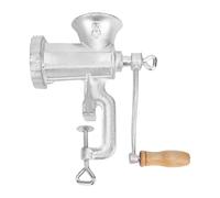 Riuulity Morsetto da Tavolo per Tritacarne Manuale in Ghisa Rivestita di Stagno, Tritacarne per Alimenti, Insaccatrice per Salsicce per Pollo, Manzo, Manovella Portatile