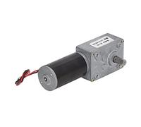 Riuulity Motore a Ruota Dente DC 12V con Trasmissione a Vermi Auto -block, Basso Consumo di Energia per L'automazione degli Uffici, Elevata Torsione e Carico di Larghezza (40RPM)