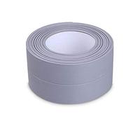 Riuulity Nastro Sigillante Pieghevole in PVC Impermeabile con Striscia di Mastice per, Lavandino del Bagno, per Ristorante di Casa, 3,2 M 1,49 Pollici Bianco (GREY)