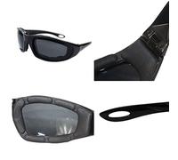 Riuulity Occhiali da a Cipolla Occhiali Antiappannamento Antistrappo con Resistenza Alle Goccioline di Liquidi per la Protezione degli Occhi 14,2 X 4,2 X 12, Cm (BLACK)