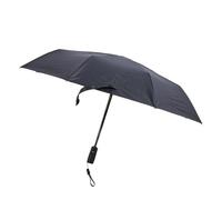 Riuulity Ombrello della Ventola di Raffreddamento, Resta Fresco, Batti il calore, Resta Protetto Dai Raggi, Adatto Sia Al Tempo Soleggiato Che a piovosità, Unisex (BLACK)