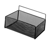 Riuulity Organizer da Parete per 26x15x14 Cm Scolapiatti in Rete per | per Cipolle, Zenzero, Aglio, Spezie e Piccoli Utensili da , Montaggio a Parete Senza Fori, Robusta Struttura in Ferro
