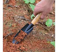 Riuulity Pala in Scala Pala da Giardino Mini per Piantare Strumento Efficiente per Spostare il Terreno 28x8 Cm per Giardinieri Esperti (BLACK)