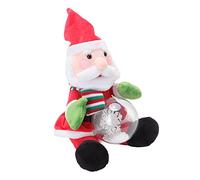 Riuulity Peluche Natalizio Canto Danzante Elettrico con 3 Canzoni per Regali per Bambini, Giocattolo Divertente Cartone Animato per il Felice Periodo Natalizio, Adatto per la Decorazione della