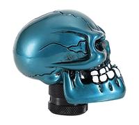 Riuulity Pomello del Scheletrato Leva Dal Design Elegante e Accattivante per la Modifica Dell'auto, Materiale Ecologico, Universale per la Maggior Parte dei Veicoli (GREEN #01)