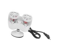 Riuulity Pompa Crea Onde a Doppia Testa con Elevata Portata D'acqua per Acquari, Costruzione Robusta, Facile Installazione, Stimola L'effetto Onda del Mare per un Idrico Tranquillo (Spina europea