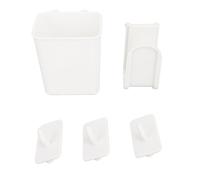 Riuulity Porta-coperchio per Pentole con Gancio per Scatola Portaoggetti in Cartone Perforato, Organizer da con Forte Carico per Scaldabagno a Gas, Piastra per Fori per Tubi, Ideale per Vivere in