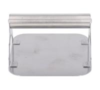 Riuulity Pressa per Carne Senza Fumo Pressa per Hamburger in Acciaio Inossidabile Antiruggine Utensile da Cottura Rapida Panini Bacon Burger Maker (Quadrato 14 cm)