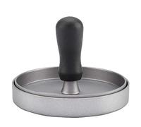 Riuulity Pressa per Griglia a Forma Rotonda, Strumento per la Creazione di Stampi per Tortini, Carne, Manzo, Ideale per Preparare Hamburger con Carne, Pesce o Verdure, Lega di Alluminio + Pp (pressa