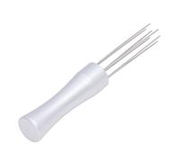 Riuulity "Pressino per Polvere di caffè" Durevole Ago per Mescolare il caffè in Lega di Alluminio Materiale Non Tossico Impugnatura Comoda per L'uso Quotidiano 1,8 Once