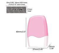 Riuulity Prevenzione del Furto di identità per il Francobollo per la Protezione della Privacy per Uso Quotidiano e Materiale ABS Rosa/blu/verde (PINK)