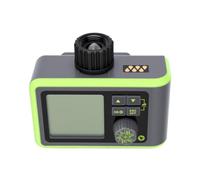 Riuulity Programmatore D'Irrigazione Digitale a Due Zone, con Sensore di Pioggia e Alimentazione a Batteria per Giardino, 4 Programmi di Irrigazione Indipendenti, Display LCD, Ingressi e