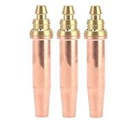 Riuulity Punte per Cannello da Taglio a Propano Isobarico Set di Materiale in Rame Resistente per il Taglio Rapido del Gas di Parti in Acciaio con Aperture da 0,9 Mm 1,2 Mm 1,5