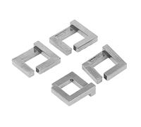 Riuulity Puzzle Rompicapo in Metallo Durevole Gioco 3D di Sblocco Ad Incastro per la Costruzione di Pazienza Giocattolo in Lega Portatile per Tutte le età