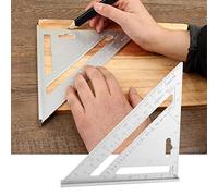 Riuulity Rafter Ruler Aluminum Alloy Accuracy Tool | Bordi resistenti all\'usura, leggeri, resistenti alla corrosione e lisci