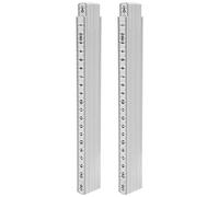 Riuulity Righello Pieghevole, Strumento per la Lavorazione del Legno con Bloccaggio Multiangolo in ABS Leggero e Compatto, Comodo, Flessibile, con Forme Diverse, per Misurazioni